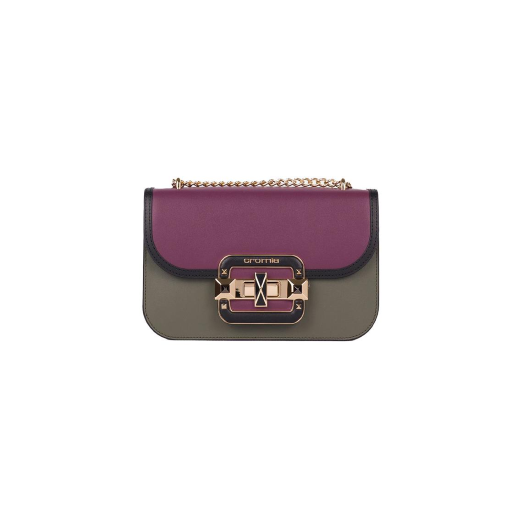 BORSE CROMIA DONNA LADIES BAG JEWEL IN PELLE TRACOLLA CHERRY 1406056