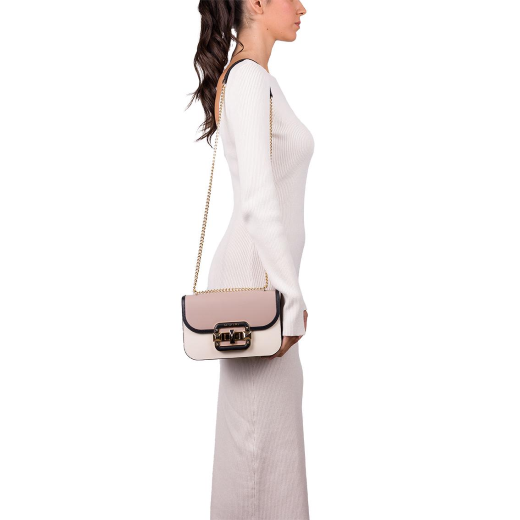 BORSE CROMIA DONNA LADIES BAG JEWEL IN PELLE TRACOLLA ORZO 1406056