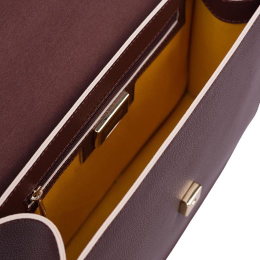 BORSE CROMIA DONNA LADIES BAG BEA IN PELLE A SPALLA E TRACOLLA CASTAGNA 1406133