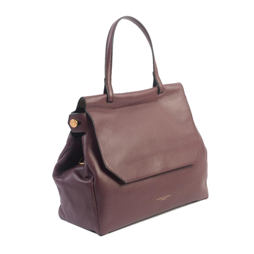BORSE GIANNI CHIARINI DONNA OTTAVIA IN PELLE A MANO E TRACOLLA WINE BERRY BS11376