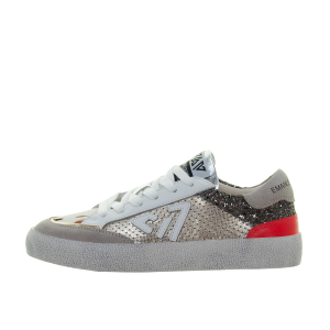 SCARPE DONNA EMANUÉLLE VEE SNEAKER SOLEDAD IN PELLE MULTI PEWTER 461P90010P011CB