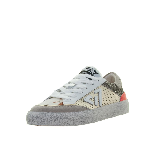 SCARPE DONNA EMANUÉLLE VEE SNEAKER SOLEDAD IN PELLE MULTI PEWTER 461P90010P011CB