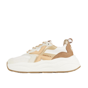 SCARPE ALEXSANDER SMITH DONNA SNEAKER SMITH X IN PELLE LIGHT IVORY HZW8003
