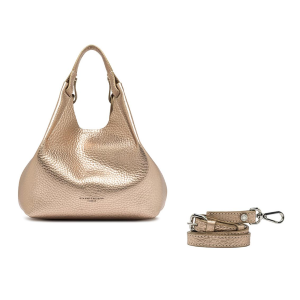 BORSE GIANNI CHIARINI DONNA DUA IN PELLE A MANO E TRACOLLA MIRAGE CLAY 9719