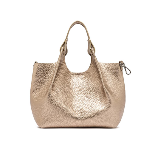 BORSE GIANNI CHIARINI DONNA DUA IN PELLE A MANO E TRACOLLA MIRAGE CLAY 9719