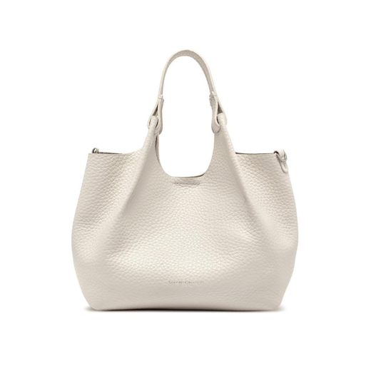 BORSE GIANNI CHIARINI DONNA DUA IN PELLE A MANO E TRACOLLA SABBIA 9719