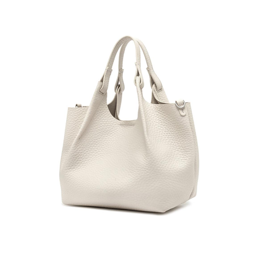 BORSE GIANNI CHIARINI DONNA DUA IN PELLE A MANO E TRACOLLA SABBIA 9719