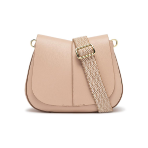 BORSE GIANNI CHIARINI DONNA TRACOLLA HELENA ROUND IN PELLE PINK SALT BS6036