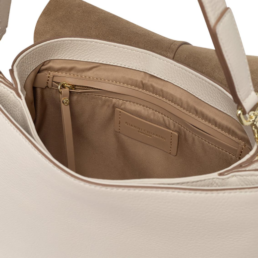 BORSE GIANNI CHIARINI DONNA TRACOLLA HELENA ROUND IN PELLE MARBLE BS6037