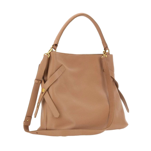 BORSE GIANNI CHIARINI DONNA CLAUDETTE IN PELLE A SPALLA CLAY BS11890