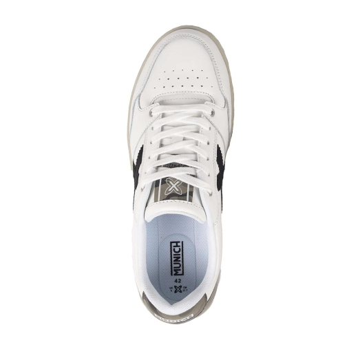 SCARPE MUNICH UOMO SNEAKER LEGIT MAN PELLE BIANCO LEGITMAN116