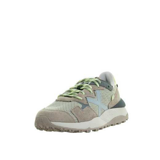 SCARPE MUNICH UOMO SNEAKER SHIBUYA 37 CAMOSCIO E NYLON GRIGIO