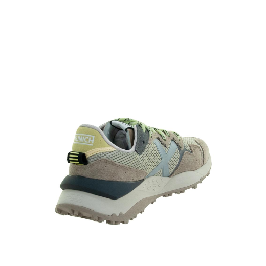 SCARPE MUNICH UOMO SNEAKER SHIBUYA 37 CAMOSCIO E NYLON GRIGIO