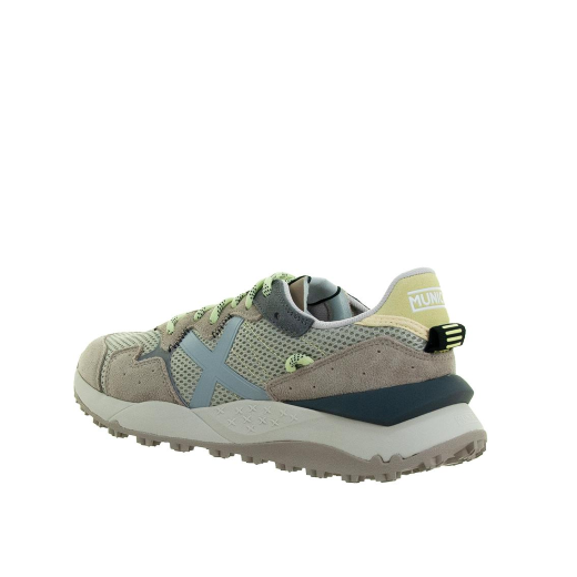 SCARPE MUNICH UOMO SNEAKER SHIBUYA 37 CAMOSCIO E NYLON GRIGIO