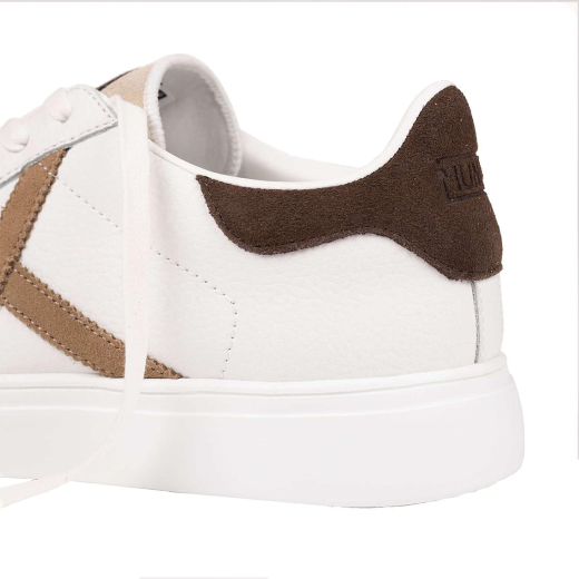 SCARPE MUNICH UOMO SNEAKER RETE 118 PELLE BIANCO