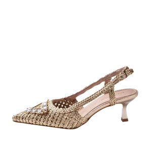 SCARPE DONNA EMANUÉLLE DECOLLETE DIVINA IN RAFFIA BEIGE461M21811T200