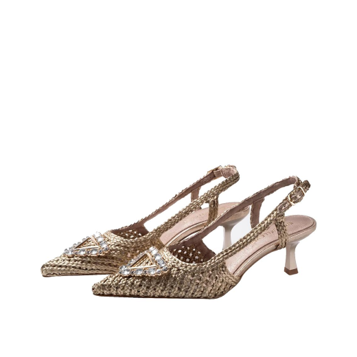 SCARPE DONNA EMANUÉLLE DECOLLETE DIVINA IN RAFFIA BEIGE461M21811T200