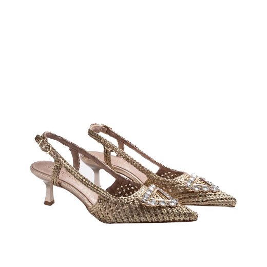 SCARPE DONNA EMANUÉLLE DECOLLETE DIVINA IN RAFFIA BEIGE461M21811T200