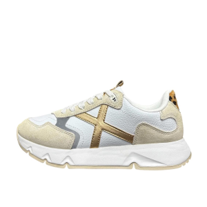 SCARPE MUNICH DONNA SNEAKER MAMBA 05 PELLE BIANCO