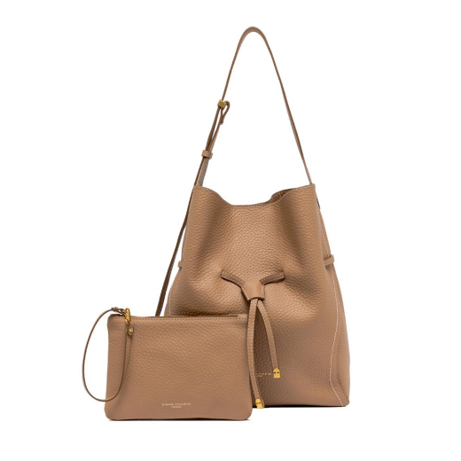 BORSE GIANNI CHIARINI DONNA SECCHIELLO SIENNA IN PELLE A SPALLA CLAY BS25460