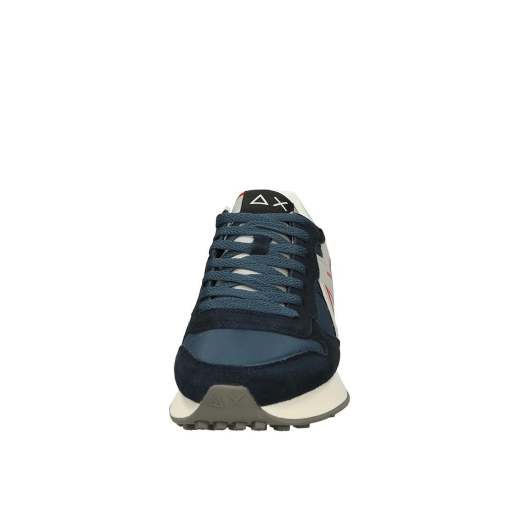 SCARPE SUN68 UOMO SNEAKER JAKI 2.0 PELLE SCAMOSCIATA E TESSUTO TECNICO NAVY BLU Z36115