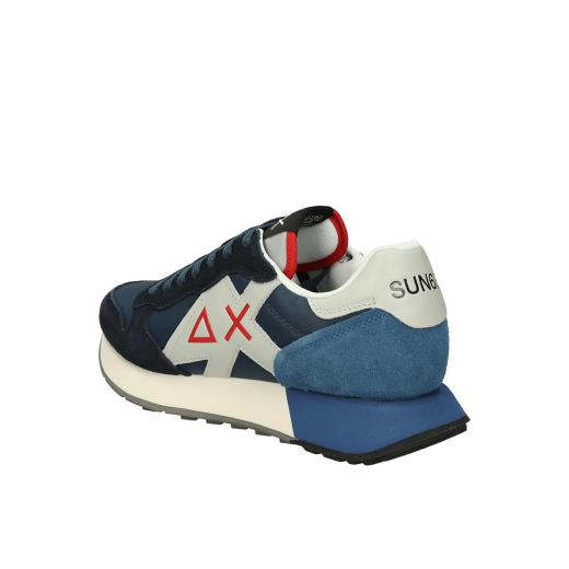 SCARPE SUN68 UOMO SNEAKER JAKI 2.0 PELLE SCAMOSCIATA E TESSUTO TECNICO NAVY BLU Z36115