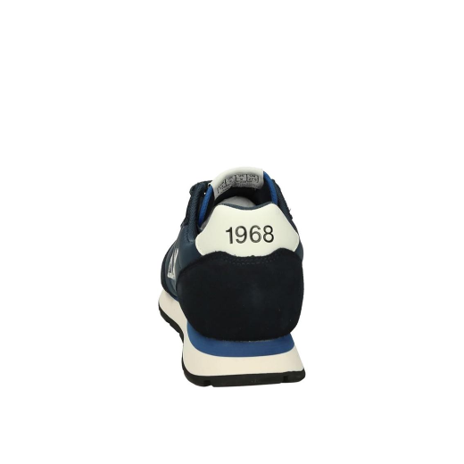 SCARPE SUN68 UOMO SNEAKER TOM PELLE SCAMOSCIATA E TESSUTO TECNICO NAVY BLUE Z36101