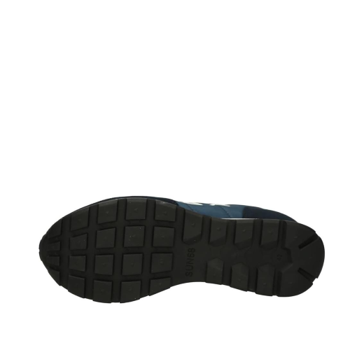 SCARPE SUN68 UOMO SNEAKER TOM PELLE SCAMOSCIATA E TESSUTO TECNICO NAVY BLUE Z36101