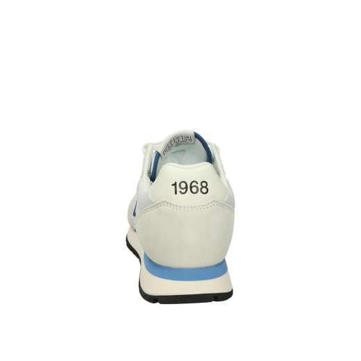 SCARPE SUN68 UOMO SNEAKER TOM PELLE SCAMOSCIATA E TESSUTO TECNICO BIANCO Z36101