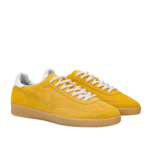 SCARPE SUN68 UOMO SNEAKER CALIFORNIA PELLE SCAMOSCIATA GIALLO Z36142