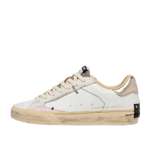 SCARPE CRIME LONDON DONNA SNEAKER DECONSTRUCTED YOU ARE THE SUN IN PELLE WHITE 29070PP810