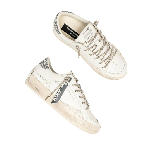 SCARPE CRIME LONDON DONNA SNEAKER SK8 DELUXE ALWAYS SHINING IN PELLE 29111PP810