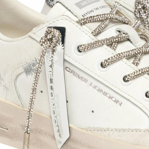 SCARPE CRIME LONDON DONNA SNEAKER SK8 DELUXE ALWAYS SHINING IN PELLE 29111PP810