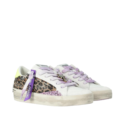 SCARPE CRIME LONDON DONNA SNEAKER SK8 DELUXE SAVANNAH IN PELLE 29107PP868