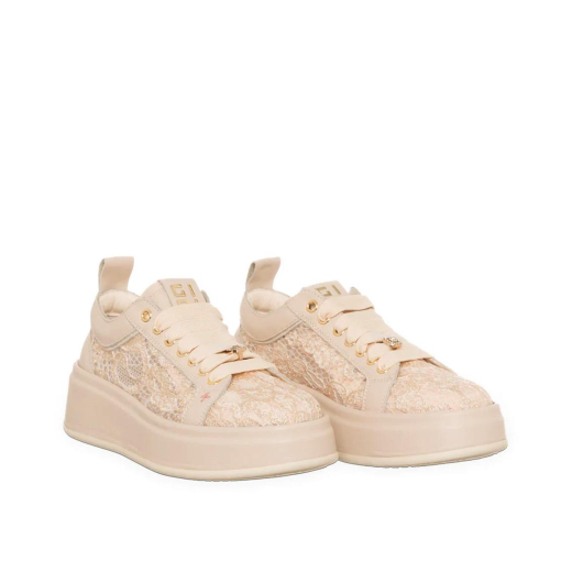 SCARPE GIO+ DONNA SNEAKER MONICA COMBI PIZZO OLIVA58A