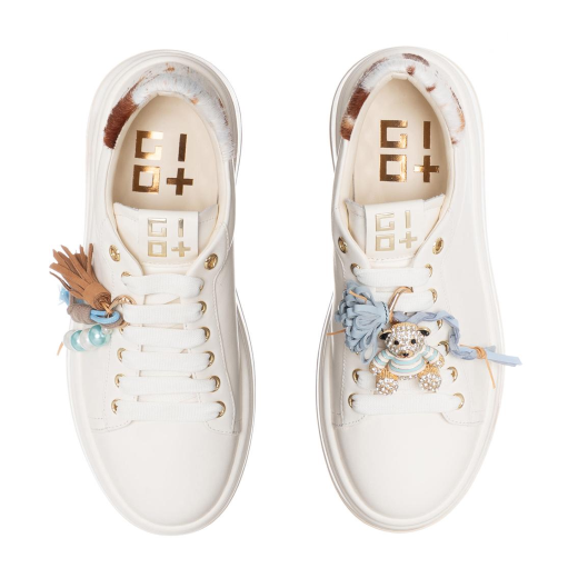 SCARPE GIO+ DONNA SNEAKER GIULIA COMBI LATTE MUCCA OLIVA02A