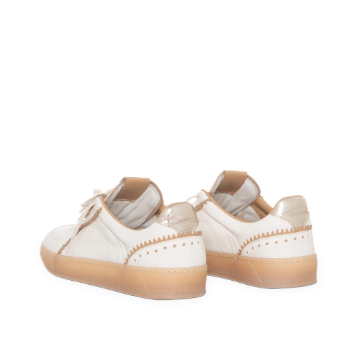 SCARPE GIO+ DONNA SNEAKER ARIANNA IN PELLE COMBI MILK BLUE1021