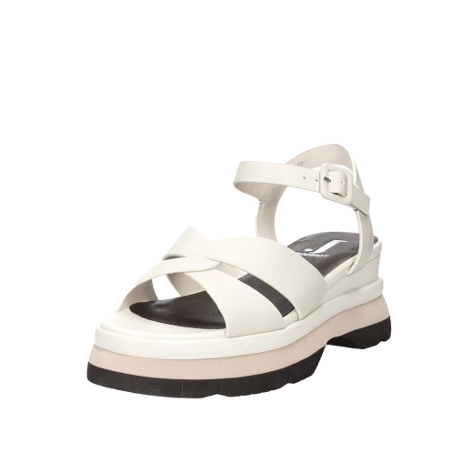 SCARPE DONNA JEANNOT SANDALI IN PELLE OFF WHITE AJ522B