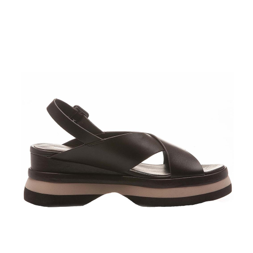SCARPE DONNA JEANNOT SANDALI IN PELLE TESTA MORO AJ523D