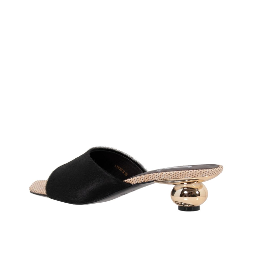 SCARPE DONNA JEANNOT SANDALI CON TACCO CAVALLINO TESTAMORO AJ632Q