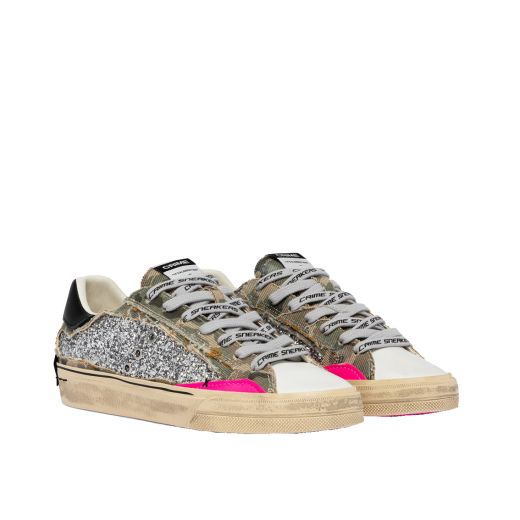 SCARPE CRIME LONDON DONNA SNEAKER DECONSTRUCTED CAMO STARDUST MULTICOLOR 29073PP868