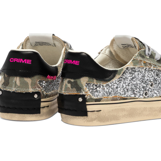 SCARPE CRIME LONDON DONNA SNEAKER DECONSTRUCTED CAMO STARDUST MULTICOLOR 29073PP868