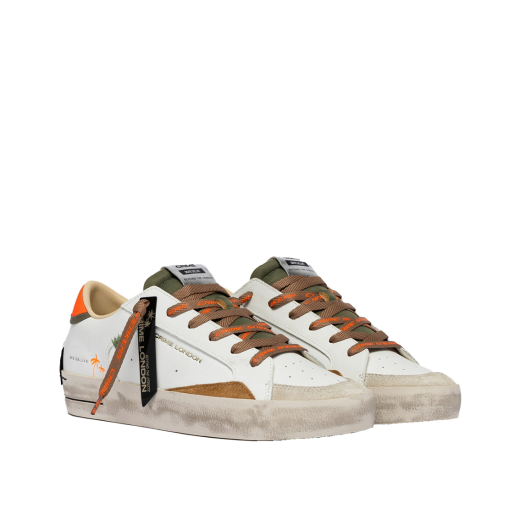 SCARPE CRIME LONDON UOMO SNEAKER SK8 DELUXE AMBER TANGERINE 19101PP810