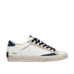 SCARPE CRIME LONDON UOMO SNEAKER DISTRESSED NAVY BLUE 19003PP810