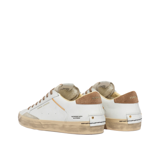 SCARPE CRIME LONDON UOMO SNEAKER DISTRESSED SCARPE CRIME LONDON UOMO SNEAKER DISTRESSED SADDLE BROWN 19002PP810